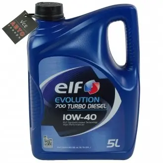 Моторное масло Evolution 700 Turbo Diesel 10W40 5л ELF 201553