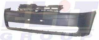 Передний бампер черный с пазом для хромированной накладки -10/03 ELIT 5023 903
