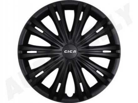 Колёсные колпаки GIGA Black радиус 14" комплект 4шт ELIT DO GIGABLACK14