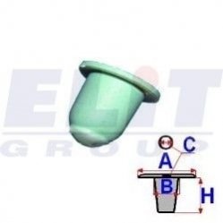 Втулка бок. молдингов (к-т:10 шт) размер:a=12,8mm/b=8,8mm/c=8,5mm/h=12,2mm ELIT R 71103