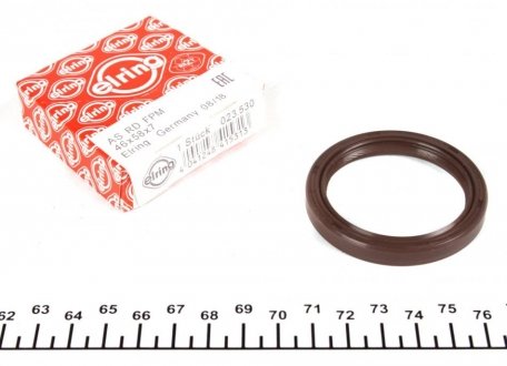 Уплотняющее кольцо, коленчатый вал; уплотняющее кольцо, распределительный вал; уплотнительное кольцо ELRING 023.530 (фото 1)