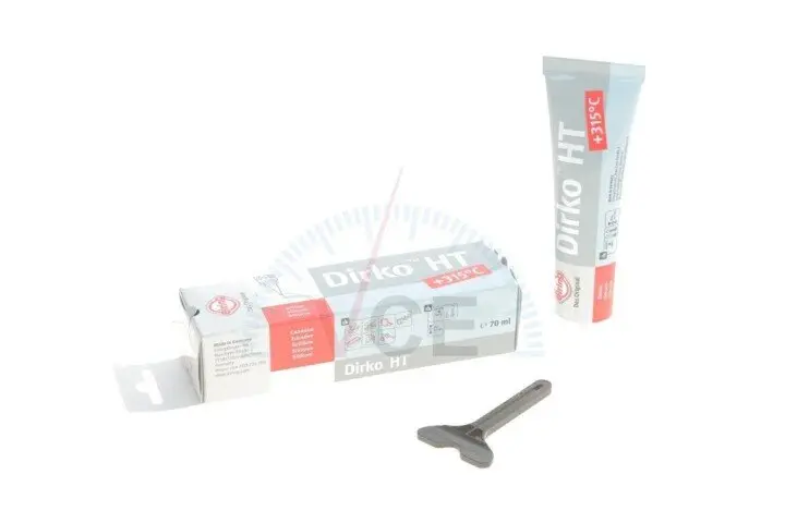 Герметик dirko ht (-60 ° c +315 ° c) 70ml (сірий) ELRING 036.164 (фото 1)