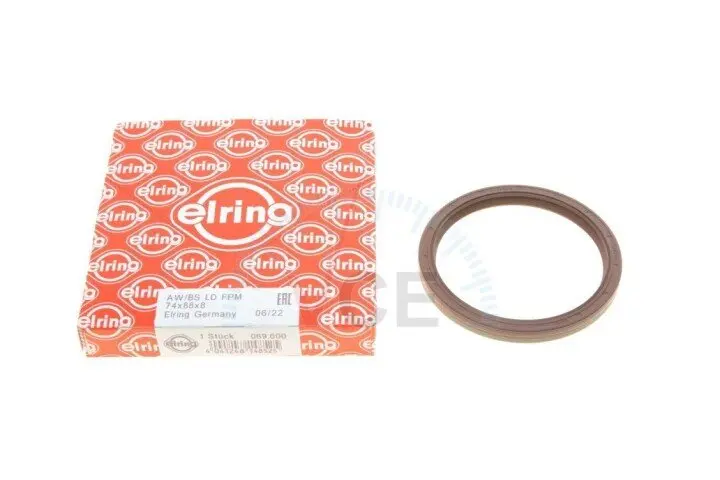Фото 1 - Уплотняющее кольцо, коленчатый вал; уплотнительное кольцо ELRING 069.600 Уплотняющее кольцо, коленчатый вал; уплотнительное кольцо ELRING 069.600 (фото 1)