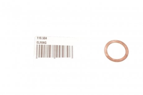 Уплотнительное кольцо, резьбовая пр; уплотнительное кольцо ELRING 119.504
