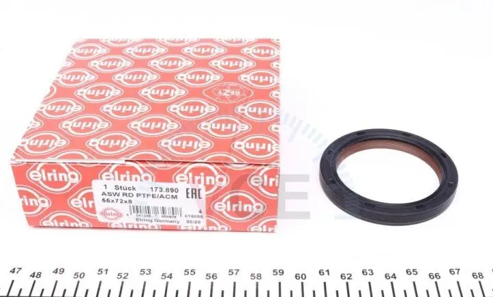 Фото 1 - Уплотняющее кольцо, коленчатый вал ELRING 173.890 Уплотняющее кольцо, коленчатый вал ELRING 173.890 (фото 1)