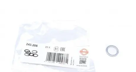 Шайба алюминиевая 14*20*15мм ELRING 243.205