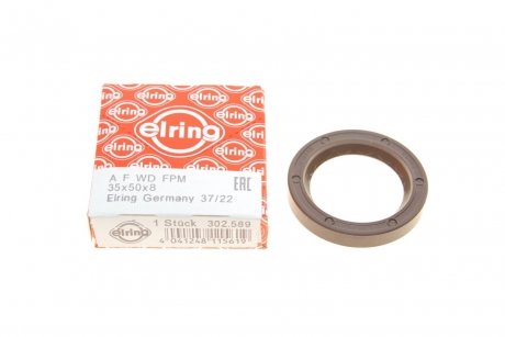 Уплотняющее кольцо, распределительный вал; уплотнительное кольцо ELRING 302.589 (фото 1)