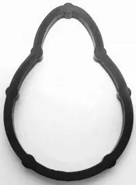 Прокладка впуск logan 1,4, 1,6 за 1шт, за одно кольцо ELRING 331780