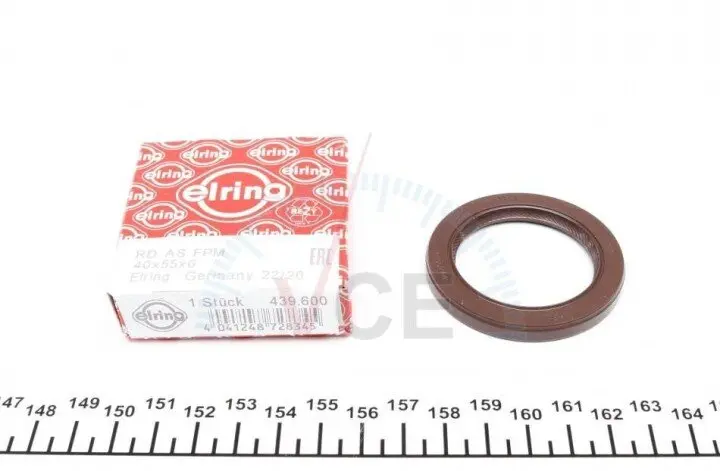 Кільце ущільнювача, колінчастий вал ELRING 439.600 (фото 1)