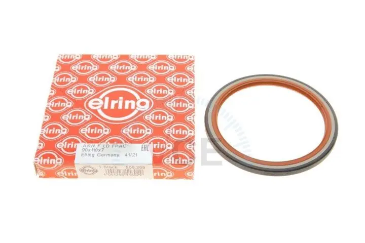 Уплотняющее кольцо, коленчатый вал; уплотнительное кольцо ELRING 508.209 (фото 1)