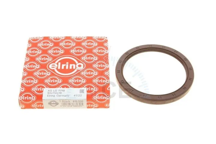 Фото 1 - Сальник коленвала задний ELRING 813.320 Сальник коленвала задний ELRING 813.320 (фото 1)