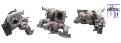 Турбокомпресор (з набором прокладок) FORD MONDEO III, JAGUAR X-TYPE I 2.0D 10.00-12.09 ELSTOCK 911738