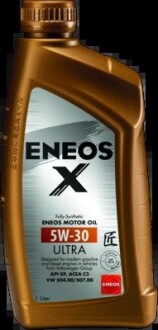 Олива ДВЗ 5W-30 API SP/SN Plus, ACEA C3, VW 504.00/507.00, 1л, синт. Eneos EU0025401N