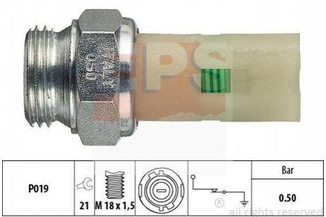 Датчик давления масла EPS 1.800.075 (фото 1)