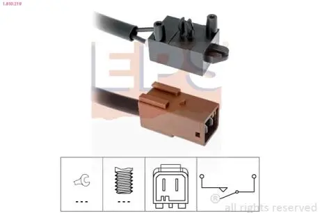 Citroen вимикач круїз-контролю педалі зчеплення c5 i,peugeot 307 EPS 1.810.219