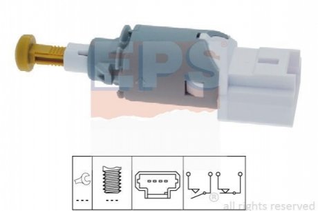 Выключатель фонаря сигнала торможения EPS 1.810.225 (фото 1)