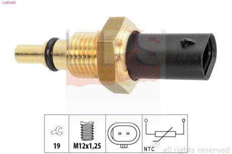 Датчик температури охолодж.рідини mb b (w247) 2.0d 18-/c (s205/c205) 2.0d 18-/e (w213) 2.0d 16-/gl (x253) 2.0d 19-22 EPS 1.830.400