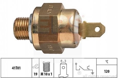 Термовимикач, сигнальна лампа охолоджує рідини EPS 1.840.007