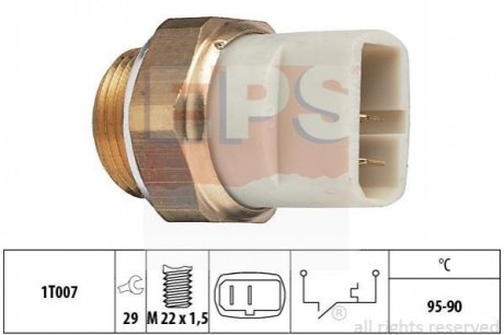 Термовимикач, вентилятор радіатора EPS 1.850.027 (фото 1)