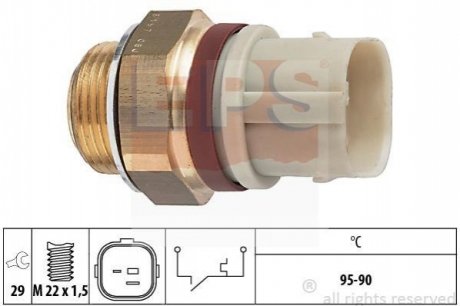 Термовыключатель, вентилятор радиатора EPS 1.850.197 (фото 1)