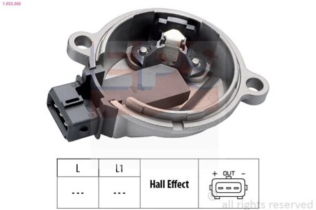 Vw датчик фази ауді 1,8-2,8: a3/4/6 vw skoda seat EPS 1.953.365