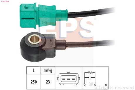 Датчик детонації renault, citroen, fiat EPS 1.957.004