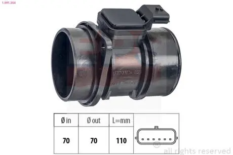 Расходомер воздуха EPS 1.991.364