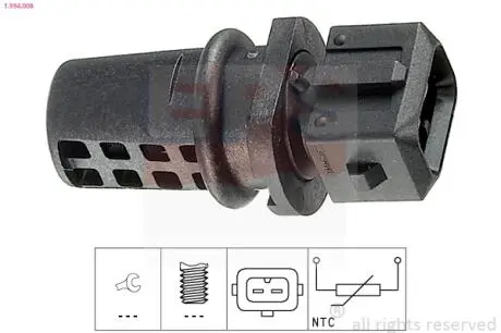 Датчик, температура повітря, що впускається EPS 1.994.008
