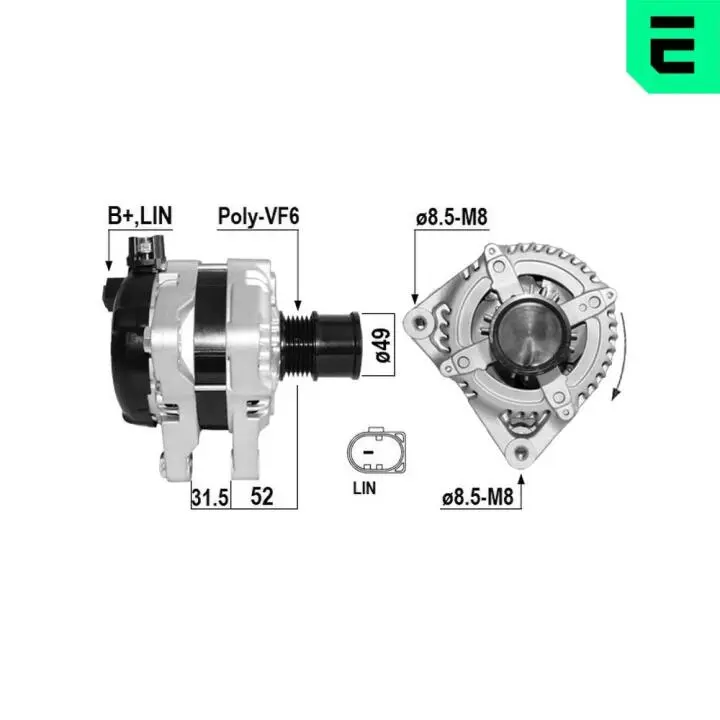 Фото 1 - Генератор ERA 209710A Генератор ERA 209710A (фото 1)