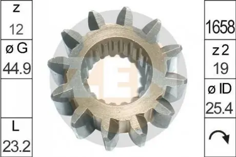 Ведущая шестерня, стартер ERA 225602