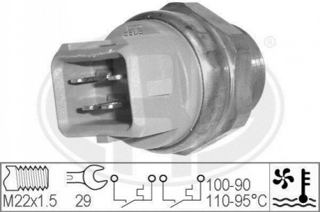 Термовыключатель, вентилятор радиатора ERA 330211 (фото 1)