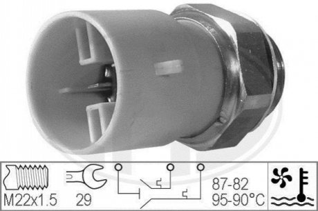 Термовыключатель, вентилятор радиатора ERA 330218 (фото 1)