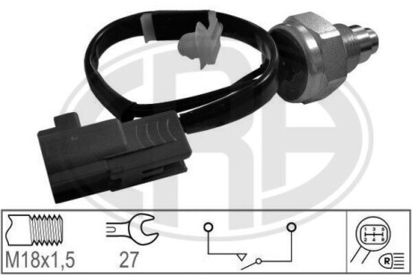 Вимикач, фара заднього ходу ERA 330749