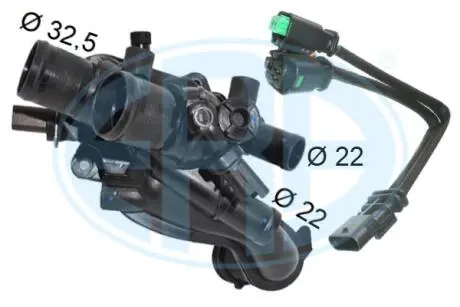 Термостат, охлаждающая жидкость ERA 350572A