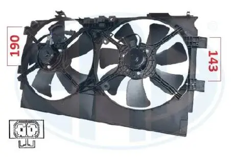 Вентилятор охолодження радіатора ERA 352099