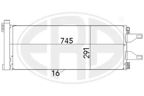 Конденсатор, кондиционер ERA 667023