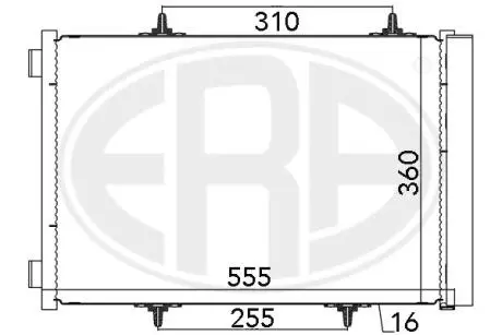 Конденсатор, кондиционер ERA 667025