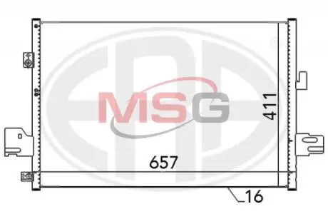 Конденсатор, кондиционер ERA 667114