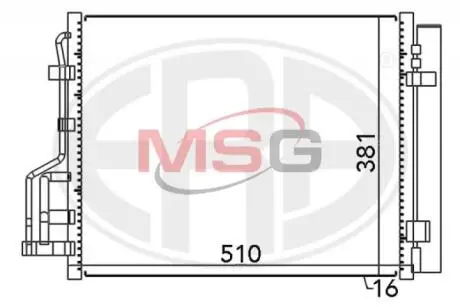 Конденсатор, кондиционер ERA 667122