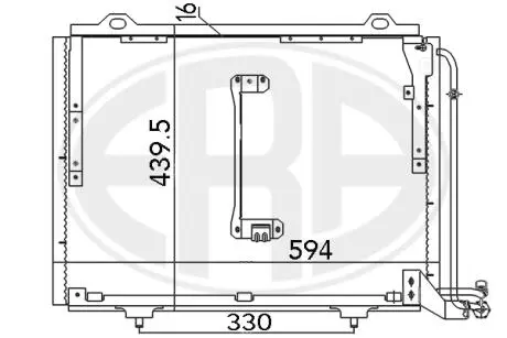 Конденсатор, кондиционер ERA 667145