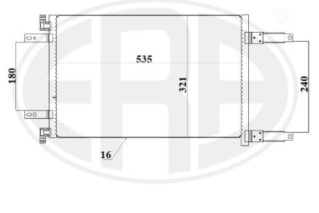 Конденсатор, кондиціонер ERA 667227