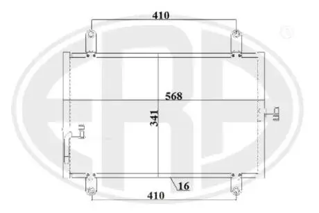 Конденсатор, кондиционер ERA 667228