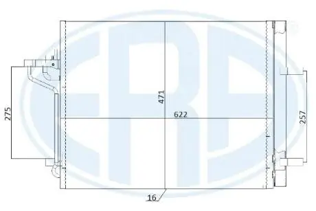 Конденсатор, кондиционер ERA 667248