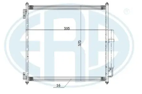 Конденсатор, кондиционер ERA 667262