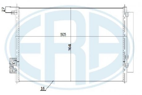 Конденсатор, кондиционер ERA 667271