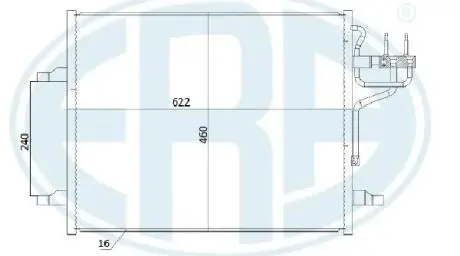 Конденсатор, кондиционер ERA 667283
