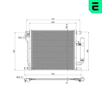 Радиатор кондиционера ERA 667360
