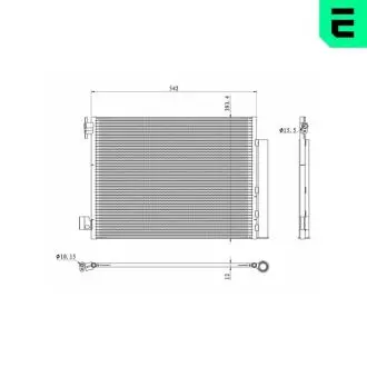 Радиатор кондиционера ERA 667381