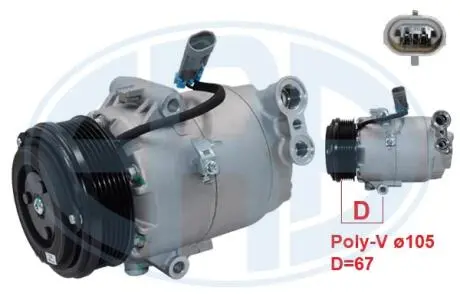 Компрессор, кондиционер ERA 670161