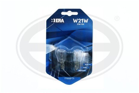 Автомобільна лампа w21w 12v 21w w3x16d t20 ERA E020SD-2B